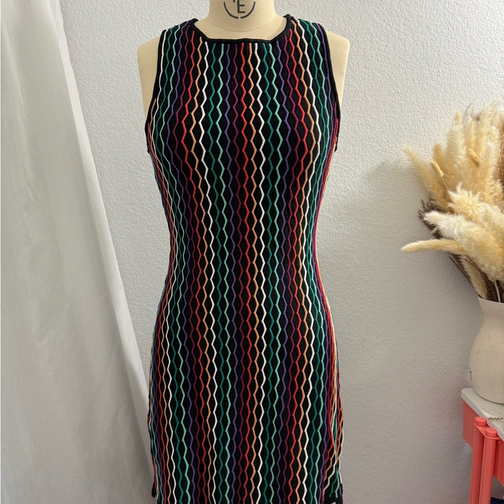 Multicolor Sleeveless Dress